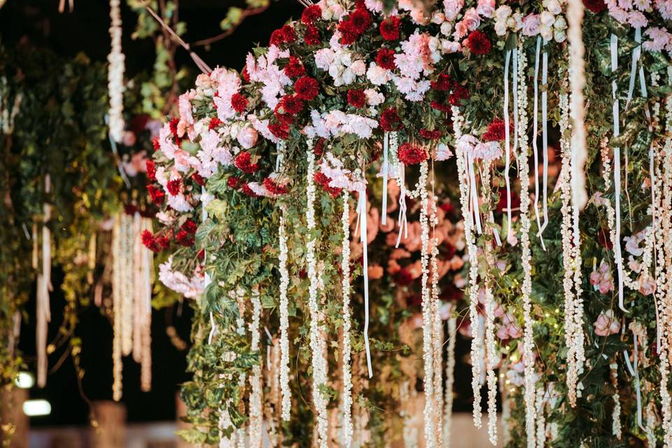Indoor Forest Theme Wedding