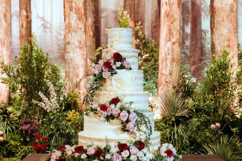 Indoor Forest Theme Wedding