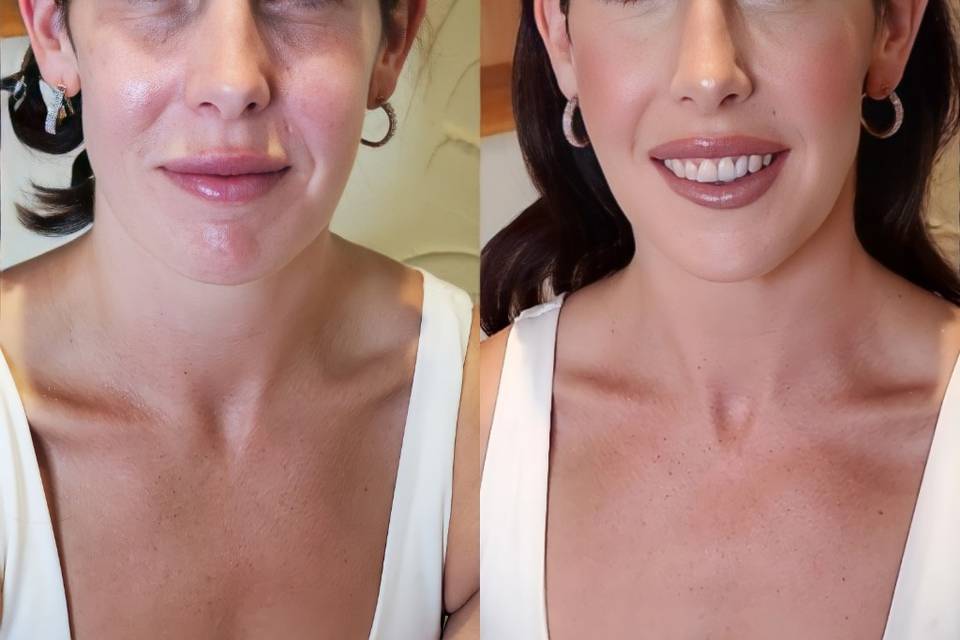 Bride Before and after