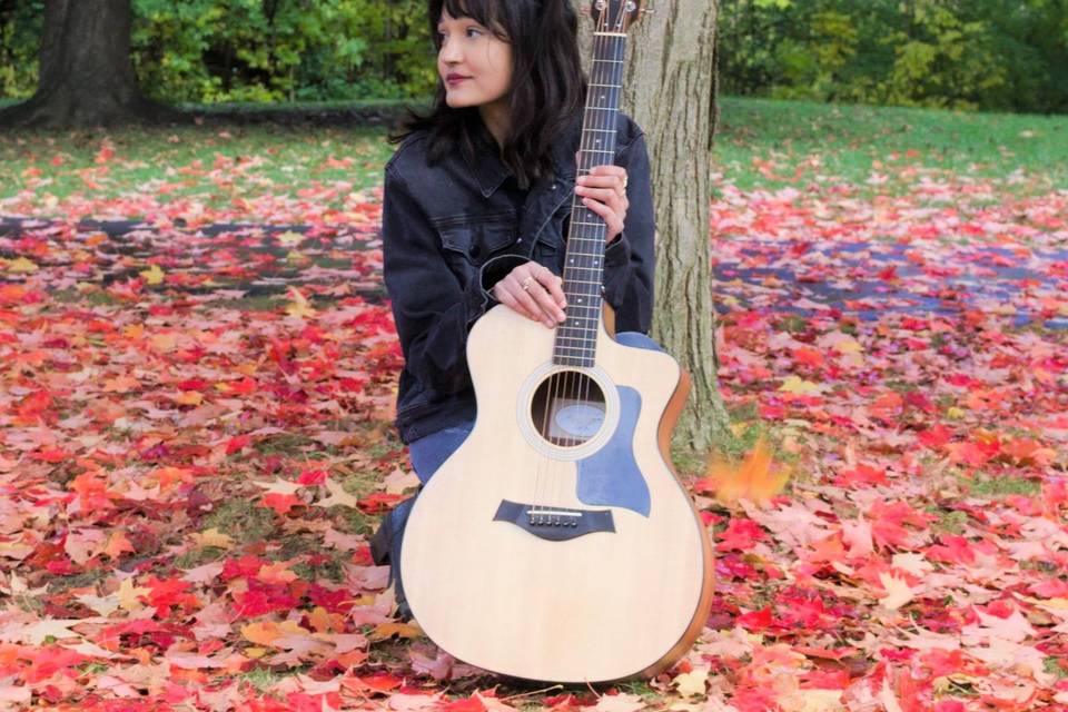 Portrait with guitar