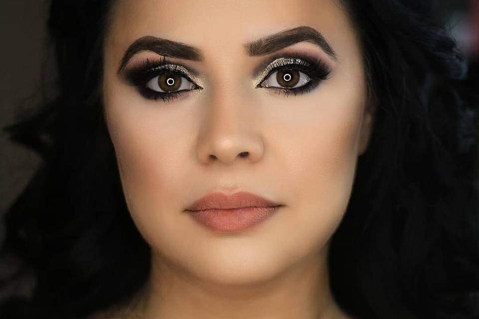 Smokey Glamour makeup