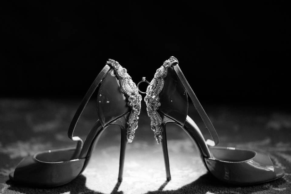 Shoes and ring