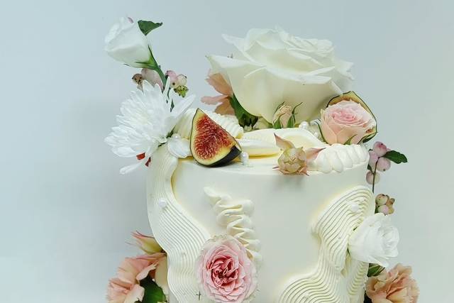 Abstract florals and fruit