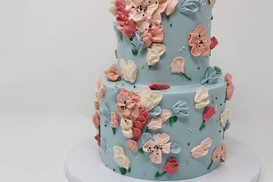 Buttercream petals
