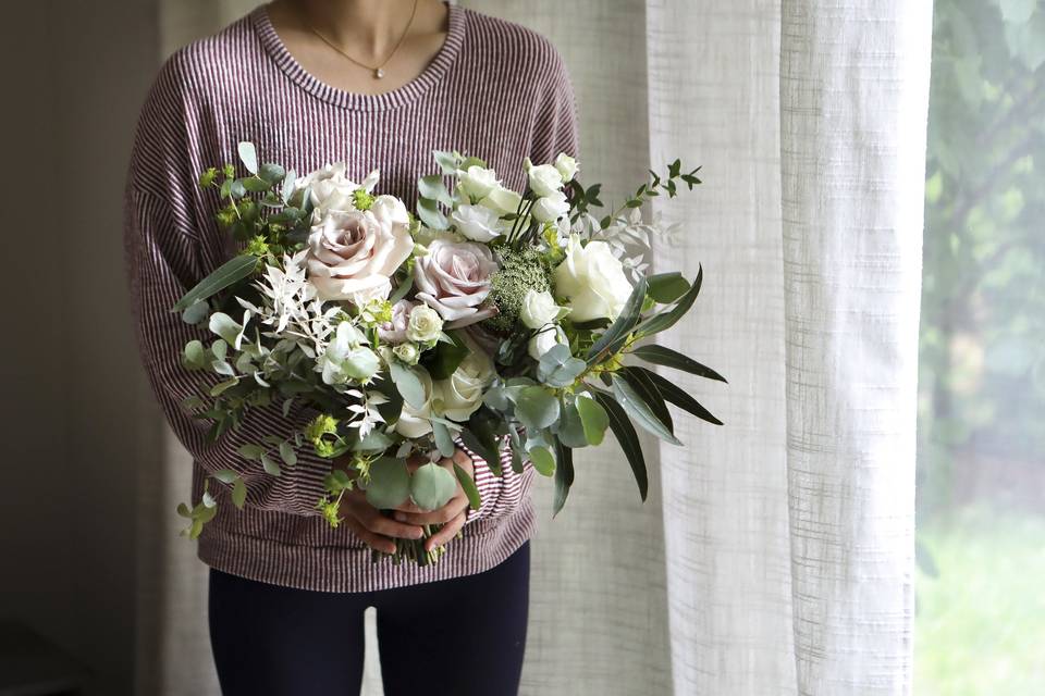 Boho Dried Flowers Centerpiece – Heavenpartyflowers