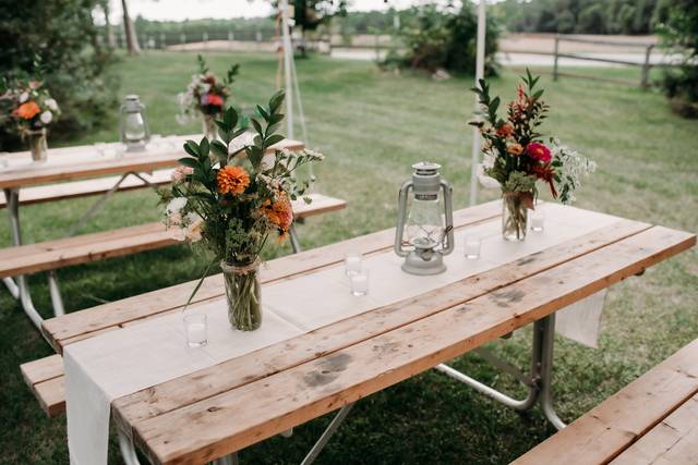 Personalized receptions al fresco