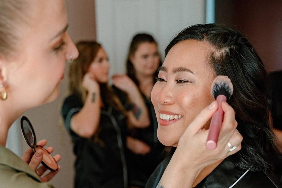 Bridesmaids makeup