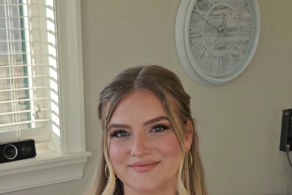 Bridal trial makeup