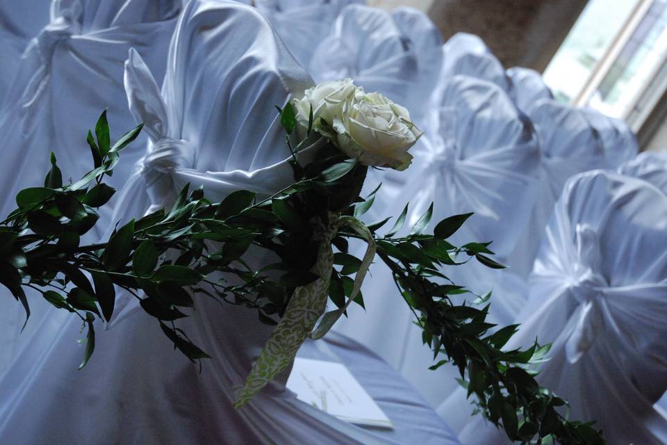 Aisle decorations