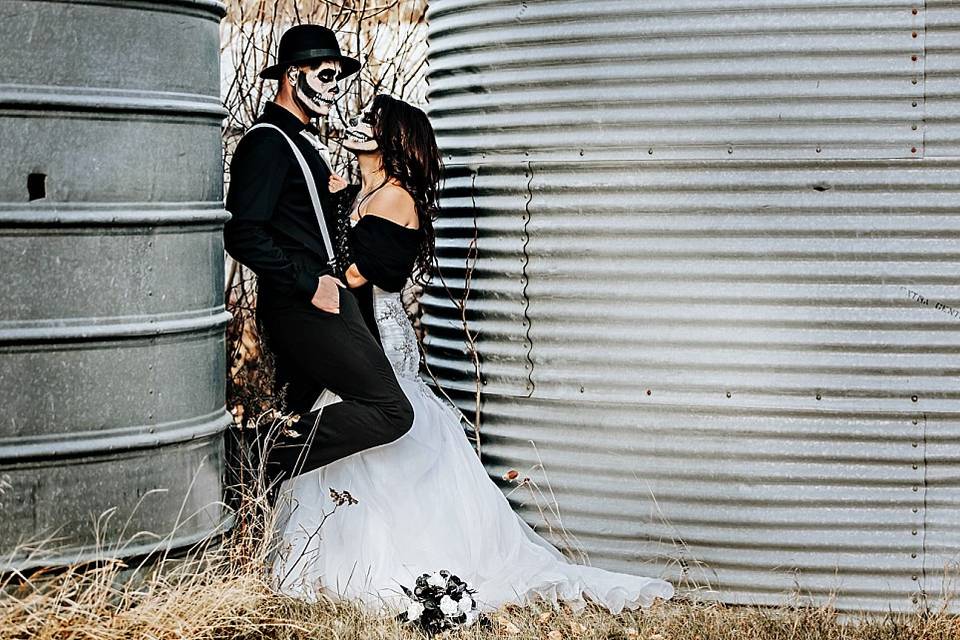 Halloween theme wedding