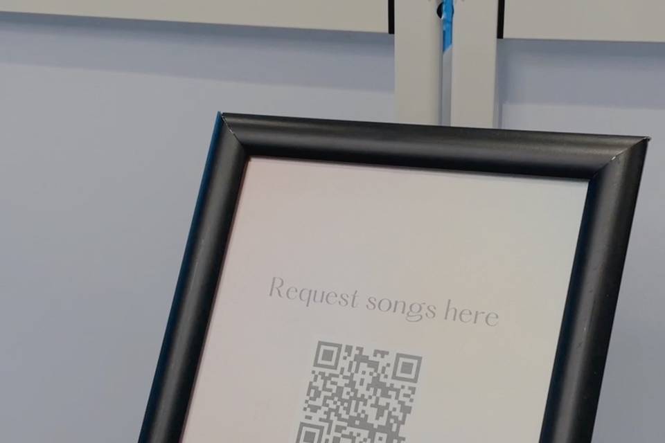 Song request using QR code