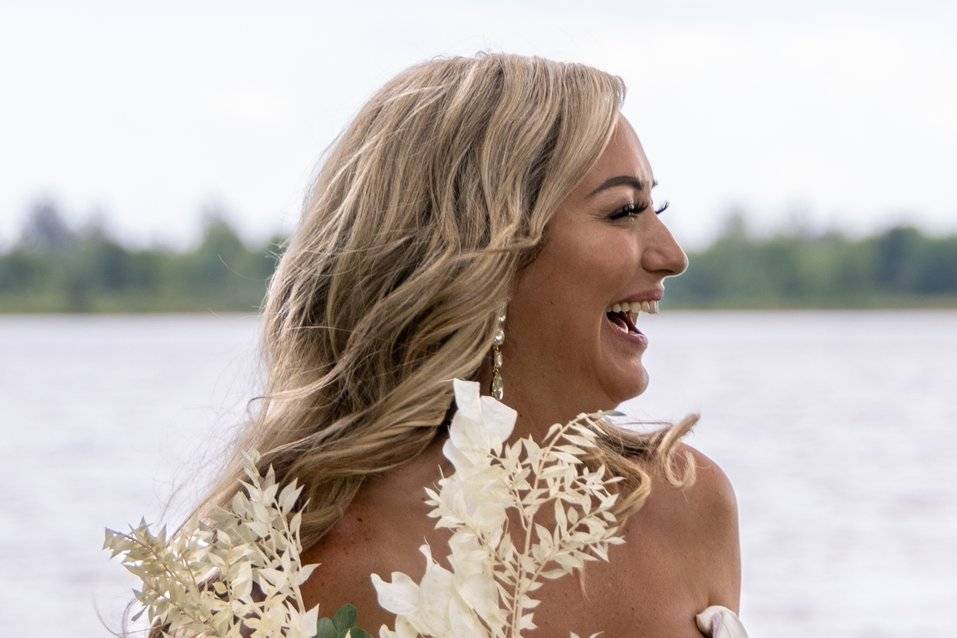 Waterfront Bridal Portrait