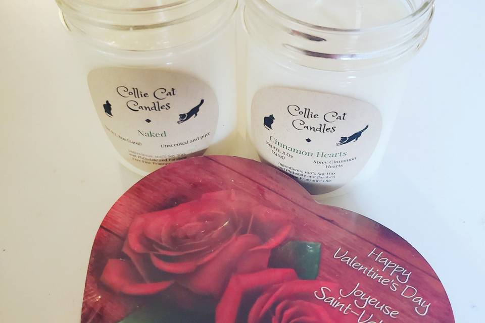 Collie Cat Candles