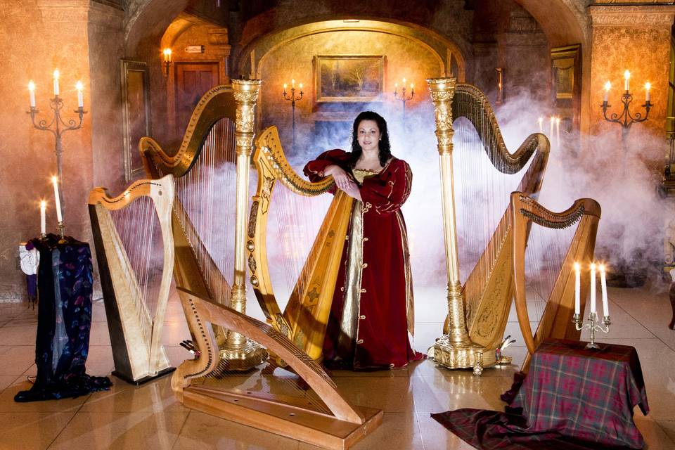 Banff Harpist Harp Angel