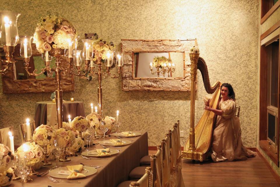 Banff Harpist Harp Angel