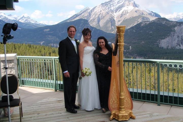 Banff harpist Harp Angel