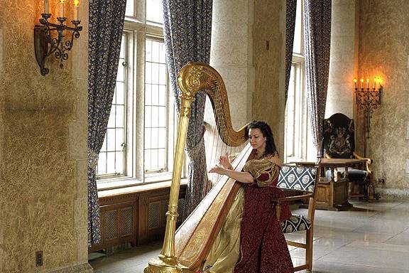 Banff Harpist Harp Angel