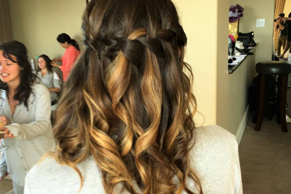 Bridal hair Vancouver