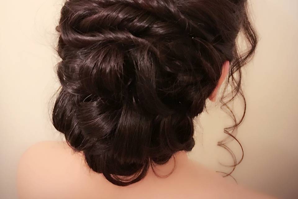 Bridal hair Vancouver