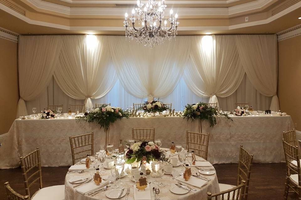 Imperial Ballroom Head Table