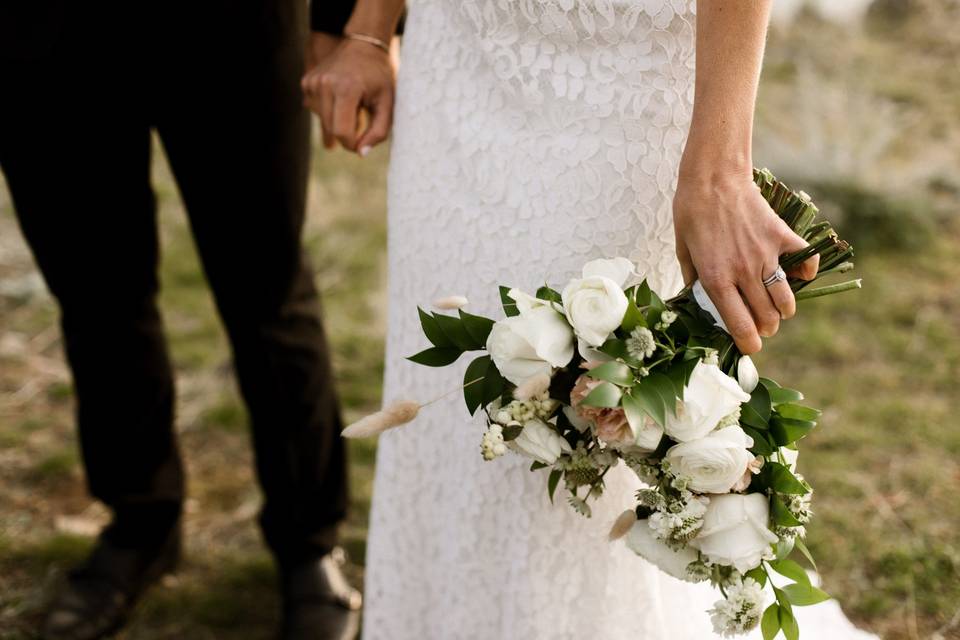 Flowers by side