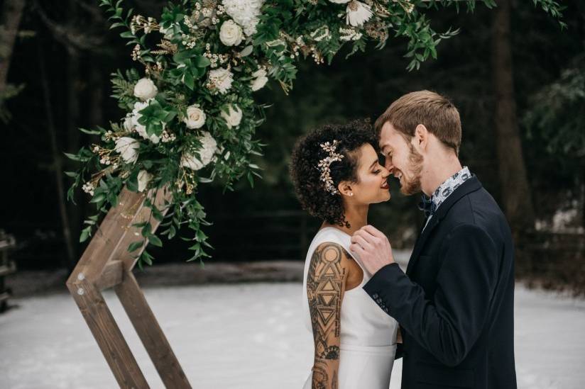 Elopement couple