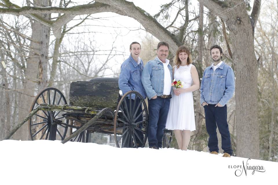 Elope Niagara's Little Log Wedding Chapel