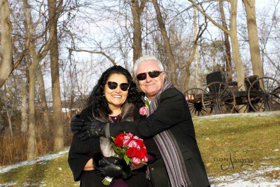 Elope Niagara's Little Log Wedding Chapel