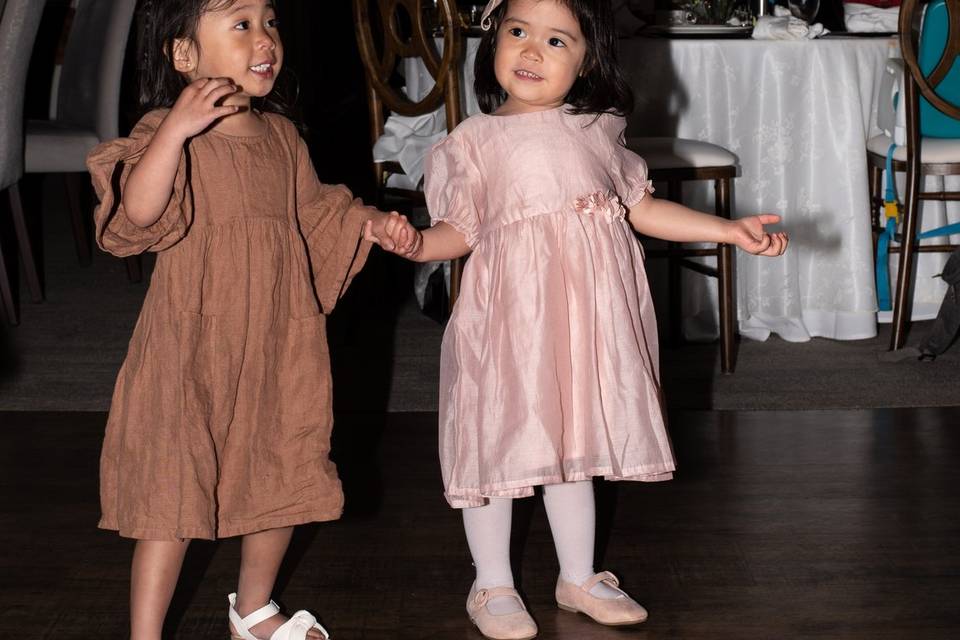 Indoor dance floor party
