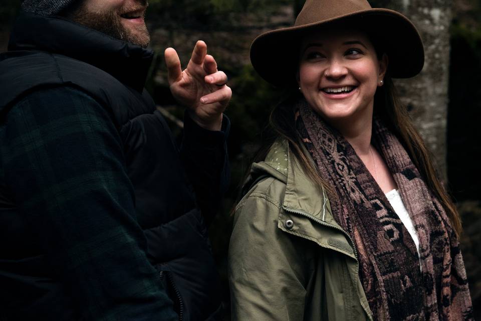 Hiking trip with sweet couple