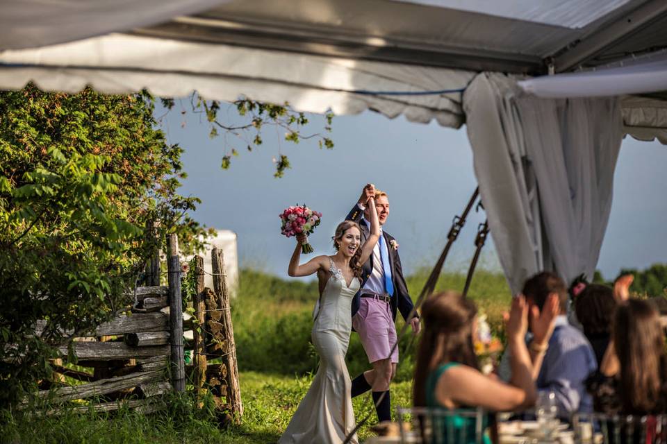 Entrance for the big day