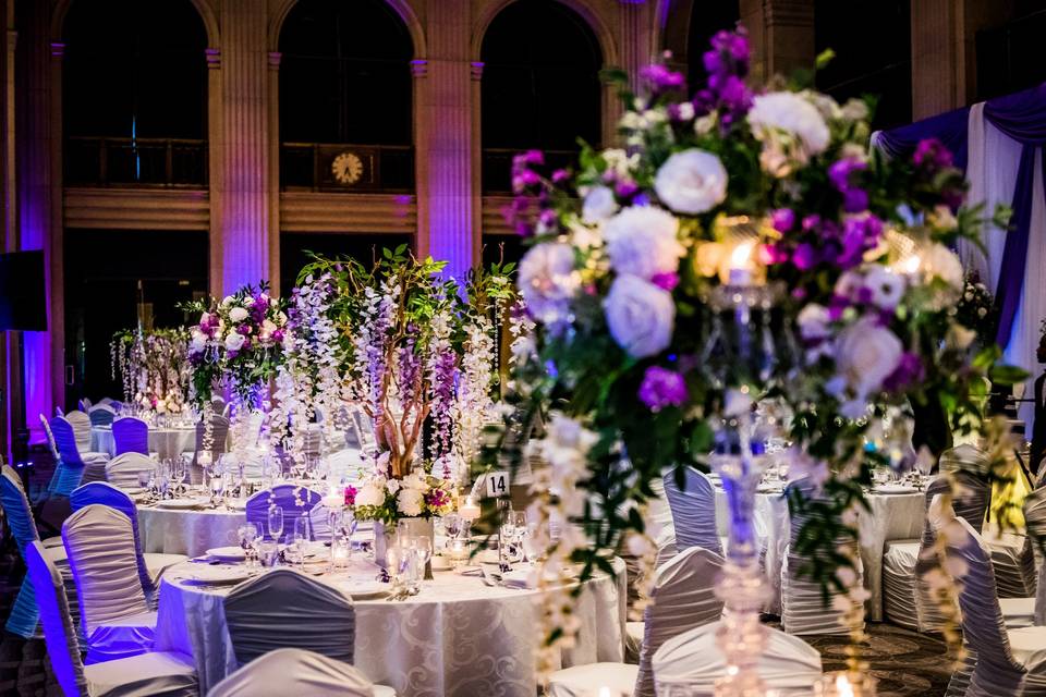 Purple Centerpiece