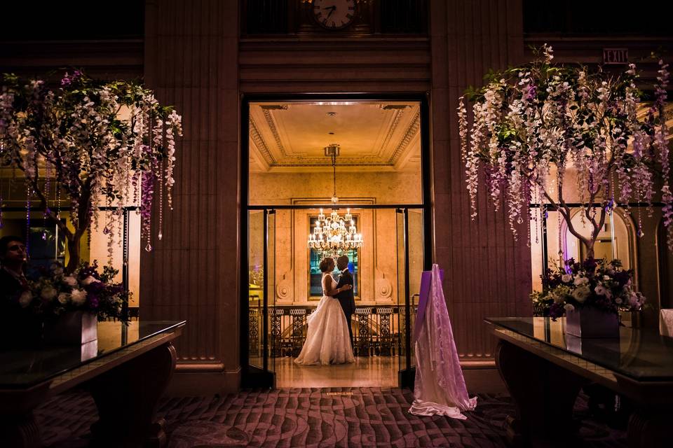 Silhouettes on the big day