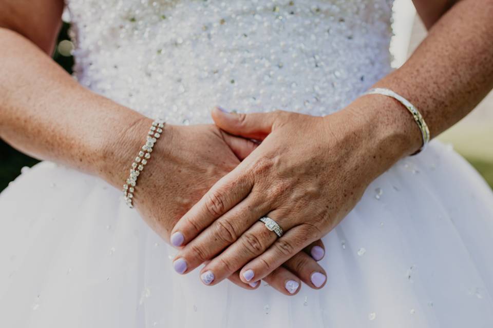 Close-up of ring