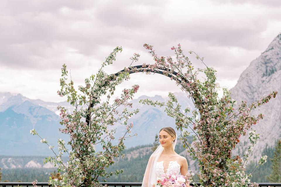 Bride Banff Springs