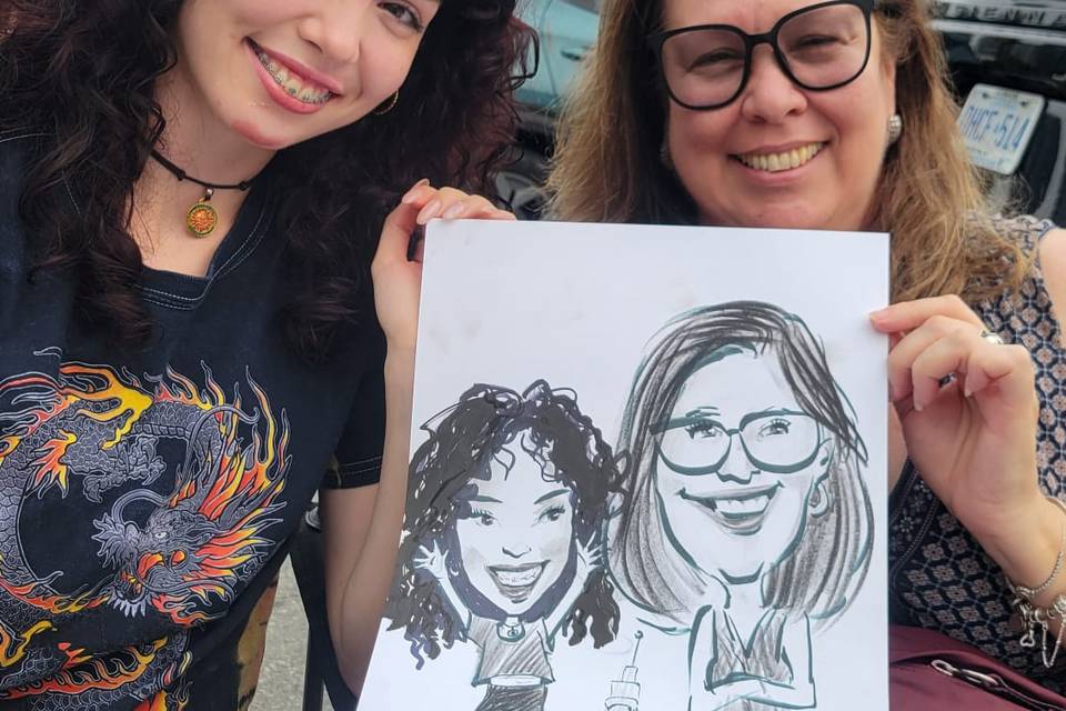 Live caricature