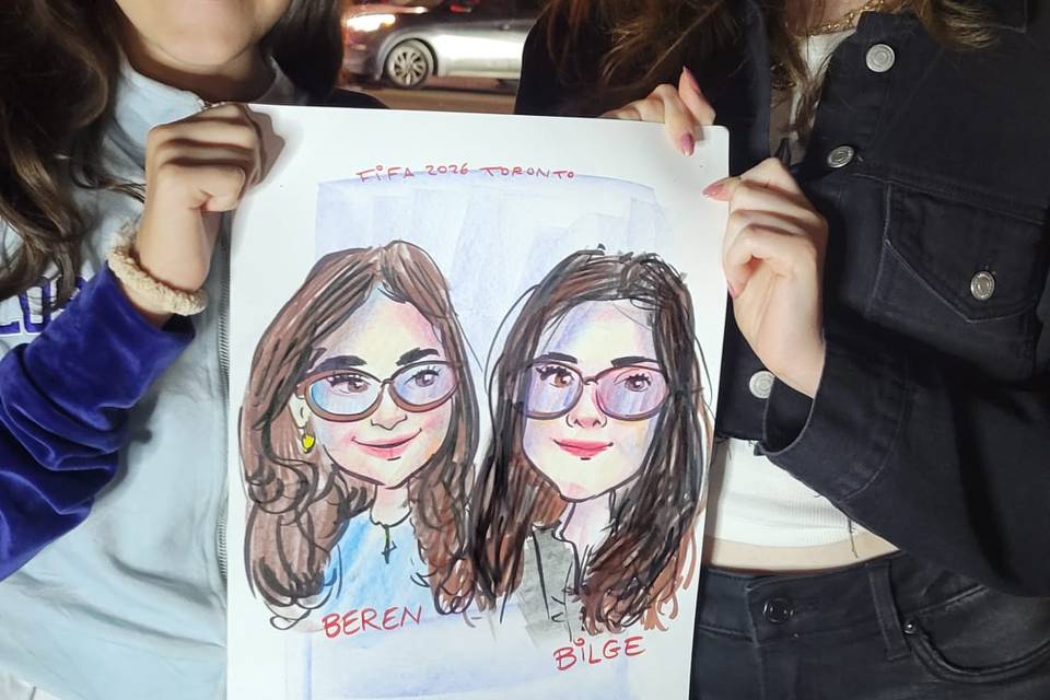 Live caricature