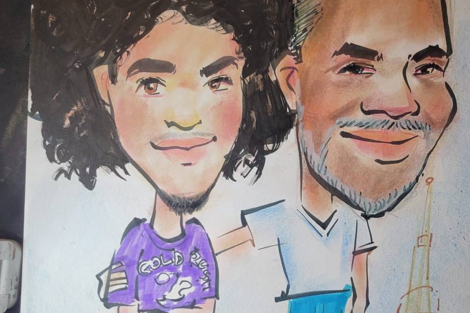 Live caricature