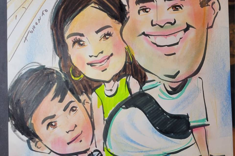 Live caricature