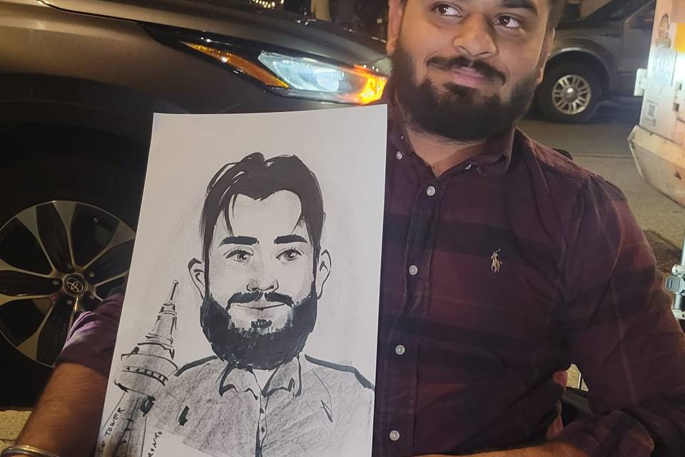 Live caricature