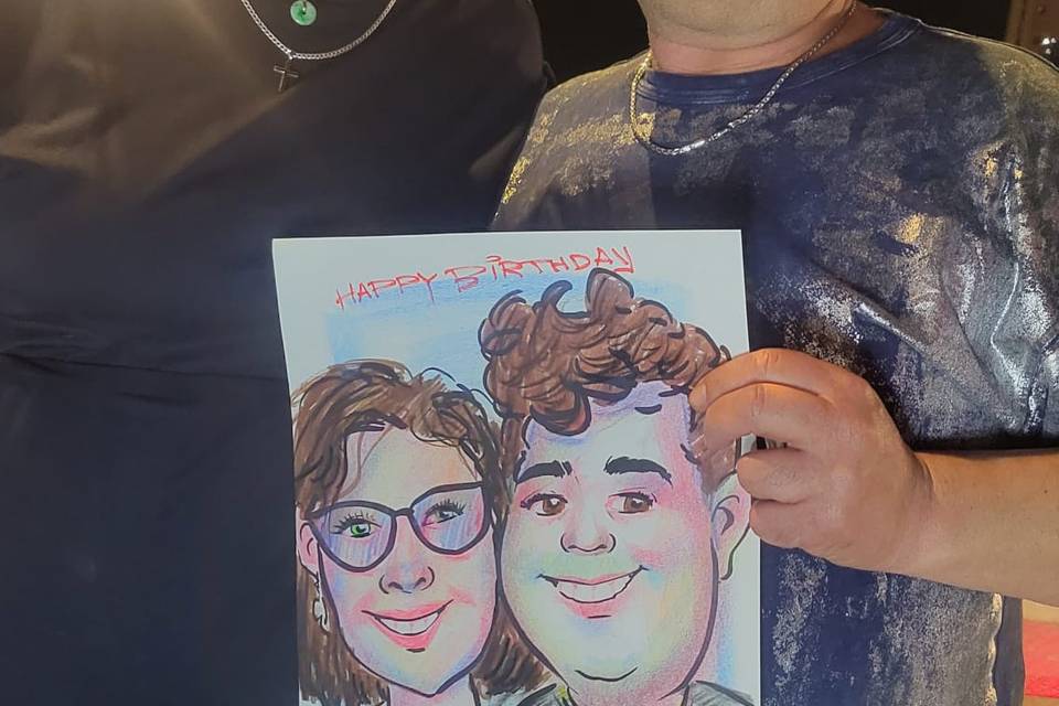 Live caricature