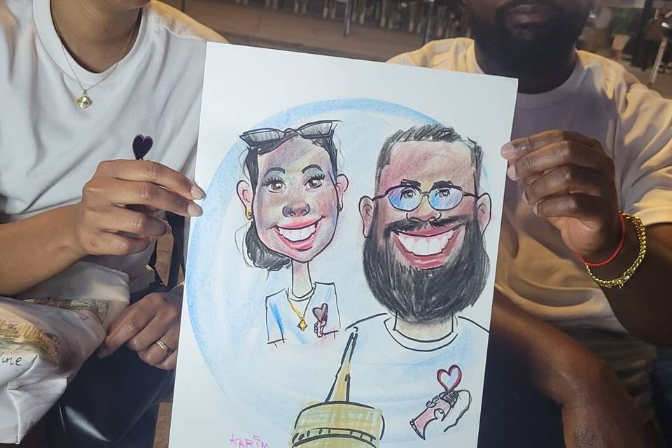 Live caricature