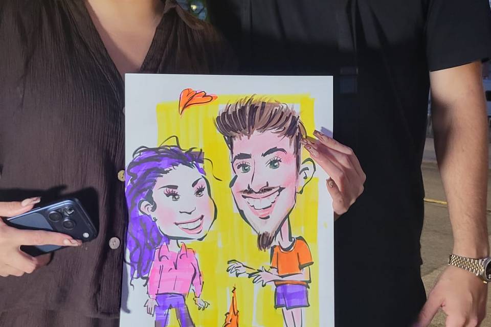 Live caricature
