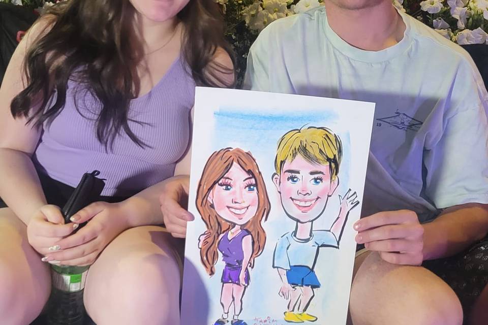 Live caricature