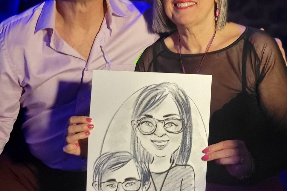 Live caricature