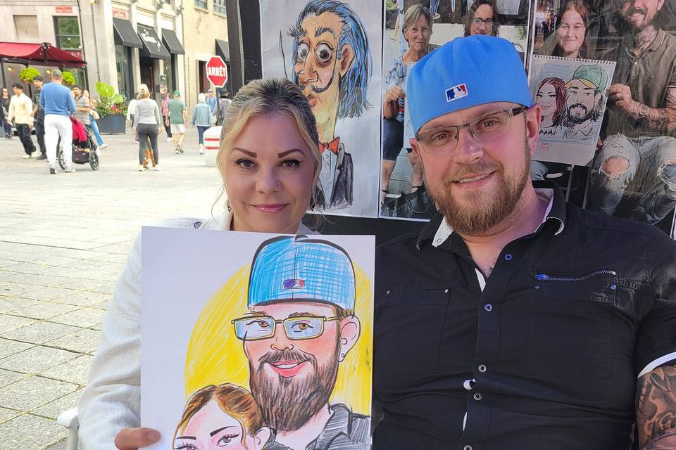 Live caricature