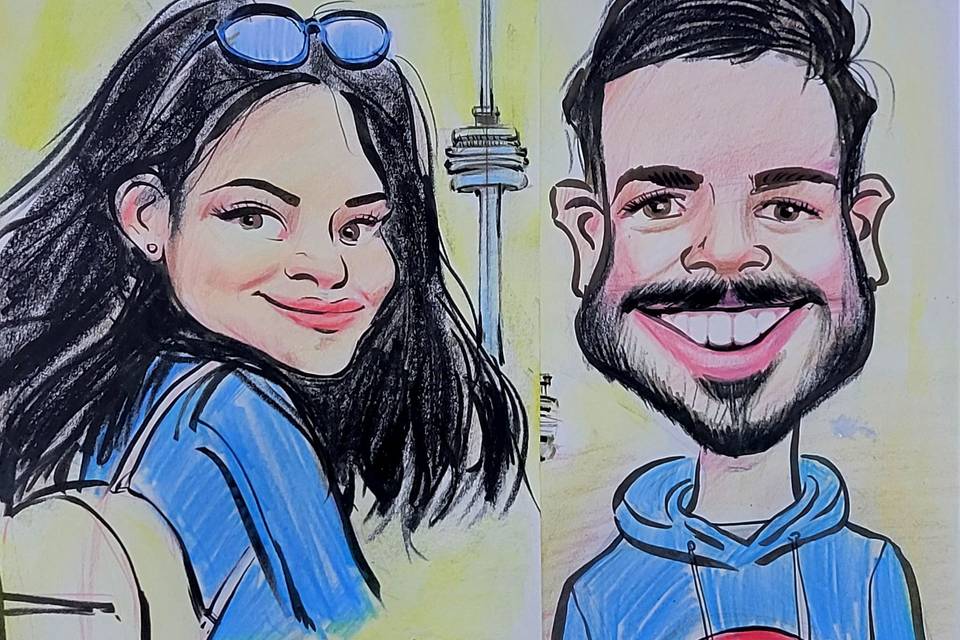 Live caricature