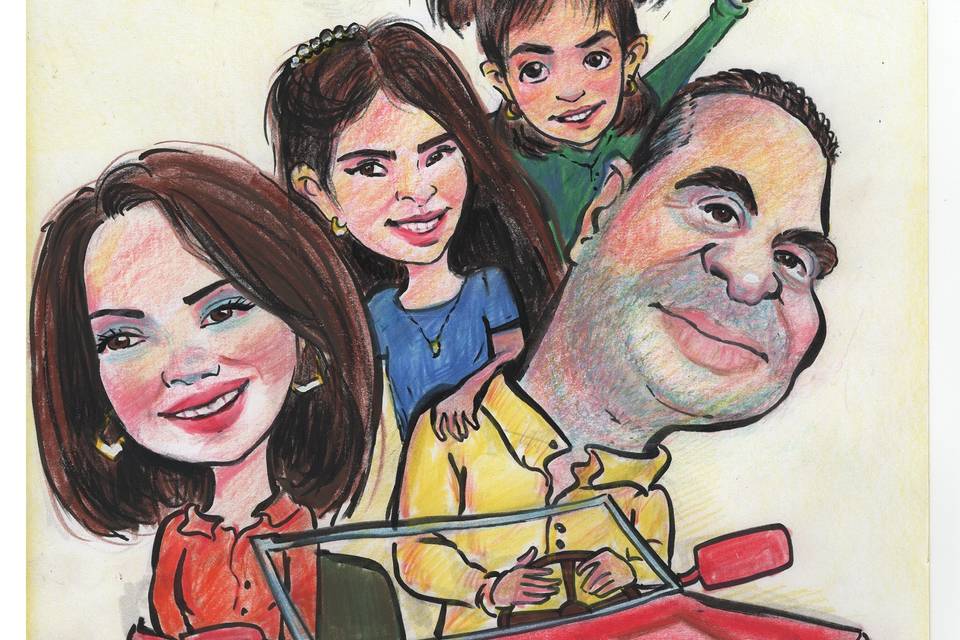 Live caricature