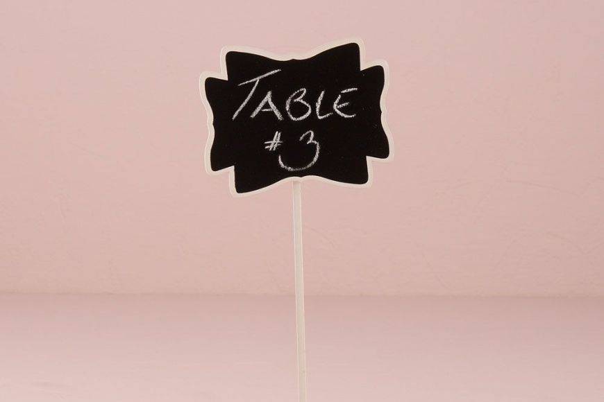 Decorative Chalkboard With Stand Medium