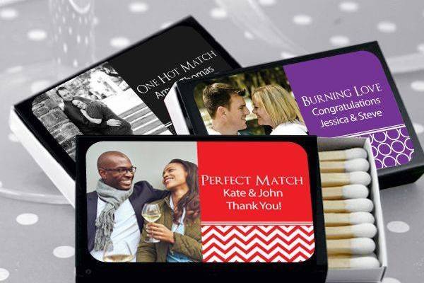 Photo Matches Set Of 50 Black Box